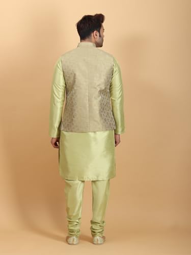 Image of Ethluxis Men Kurta Pyjama Jacket Set