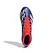 adidas Unisex Predator League Sock Football Boots Firm Ground Sneaker, Lucid Blue/White/Solar Red, 8 US Men