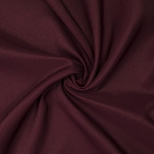 Image of Gee Di Moda Rectangle Tablecloth - 60 x 84 Inch Burgundy Table Cloth for 5 Foot Rectangle Tables - Heavy Duty Washable Fabric - for Holiday Party, Dinner, Weddings, Baby Shower & Events