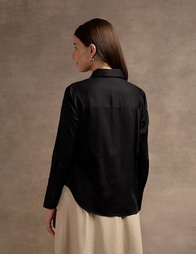 Image of Cotton Sateen Regular fit Shirt
