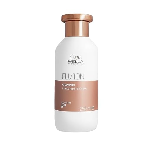 Wella Professionals FUSION Champú de Reparación Intensa para Cabello Seco y Dañado - Brillo y anti rotura, 250ml