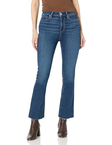 PAIGE Women's Claudine Seamed Bltlps Raw Hem