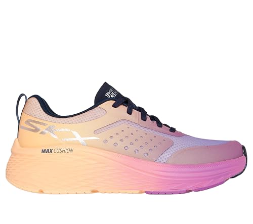 Image of Skechers Women MAX Cushioning Elite 2.0 Multicoloured Lace Up Running Shoes (129627-ORG 5)