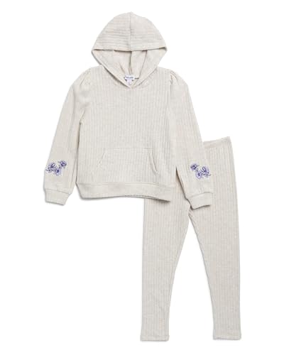 Image of Splendid girls London Ribbed Hoodie Top and Legging Pant Set