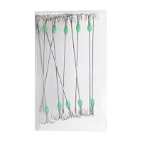Hameçons Jig Pour Calmar – Set De 10 Fluorescent, Boîte De Rangement, Inox Robuste – Eau Salée Et Douce