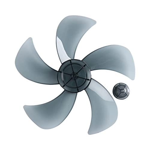 iiniim Aspas de Ventilador de 5/3 Hojas Plásticas Palas de Ventilador Plástico Accesorios de Ventilador de Pie Mesa Color Blanco/Transparentes/Azul/Negro/Gris Gris C 12 Inch
