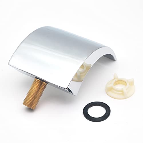 Robinet baignoire cascade chromé avec douchette en laiton G1/2