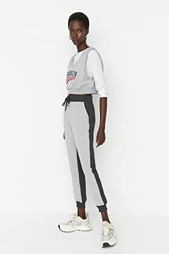 Pantalon de survêtement décontracté à taille normale confortable et fluide Trendyol - 4