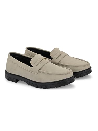Image of KASTAVA KS 105 Ultra Comfort Breathable Cushioned Insole Slip-On | Lightweight Everyday Casual Loafers for Men