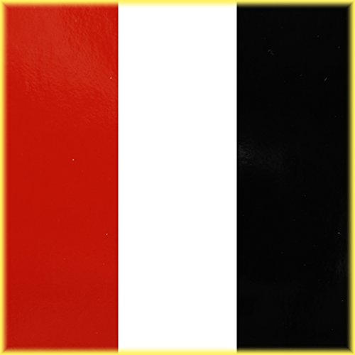 Universal Duo-Tone 0204246 - Auto Customizing 2 Color Dual Pinstripe - 4/16" X 150' (1/8” Stripe, 1/16" Gap, Then 1/16” Stripe) - 246-Black/Red #TOP6
