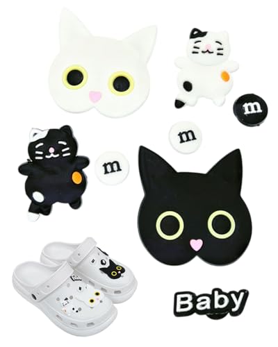 WINXMIN 8 Piezas Adornos para Zapatos, pins para crocs, Adornos para Zapatos de sandalias de zueco para Niñas Mujeres Niños, decoración de zapatos para Regalos de Niños Fiesta Cumpleaños(G)
