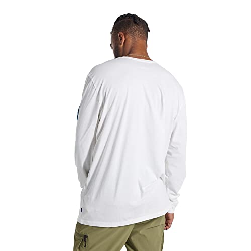 Burton Standard Elite Long Sleeve T-Shirt, Stout White, Medium #TOP3