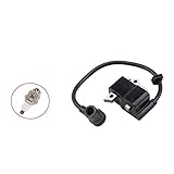 PARTSRUN Ignition Coil Module + Spark Plug for Echo Shindaiwa Kioritz Chainsaw CS-330T CS-360T OEM#A411000242,ZF699-XHHS