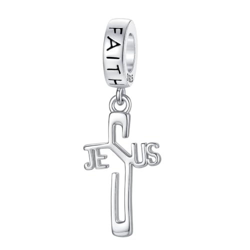 Image of LUXILLA Love You Best Friend Grandma Wife Heart Charm 925 Sterling Silver Charms Fit for Bracelets Necklace Jewelry Gift for Women