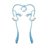 BEBEMOKO Cervical Spine Massage Instrument Neck Pain Relief Scalp Stress Relax Spine Cracker Back Massager Heat Trigger Point Massager Tool