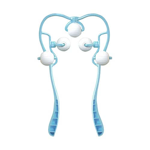 BEBEMOKO Cervical Spine Massage Instrument Neck Pain Relief Scalp Stress Relax Spine Cracker Back Massager Heat Trigger Point Massager Tool