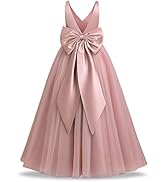 Prinzessinnen Kleid Für Mädchen - Langarmlos Tüllkleid Für Hochzeiten & Feste | Blumenmädchen Outfit