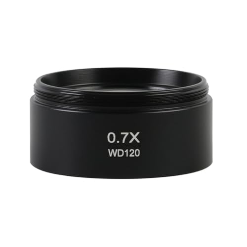 顕微鏡キット WD30 WD165 WD120 0.3X 0.5X 0.7X 0.75X 1X 1.5X 2X 三眼顕微鏡実体顕微鏡レンズ 顕微鏡レンズアダプター(0.7x)