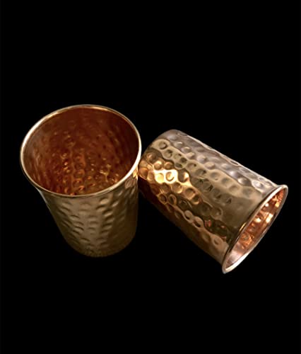 Set de 2 vasos de cobre 9 cm profundidad miniatura 5