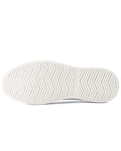 Vilocy Men's Dress Sneakers Oxfords Casual Business Shoes Lace Up Lightweight Walking Knit Mesh Fashion Sneakers White,Us10 Eu43 #TOP5