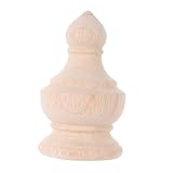 Installation sans effort : permet de peindre ou de teindre, vous permettant d'assortir fleuron à votre palette de couleurs ou à votre design préféré, fleurons de rampe de chevet, fleurons de clôture