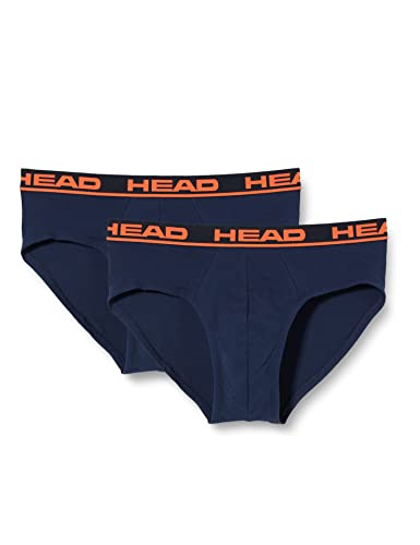 Head Men Brief 2P   C: Peacoat / Orange_ T: M