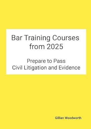 Prepare to Pass Bar Training Courses from 2025 Civil Litigation and ...