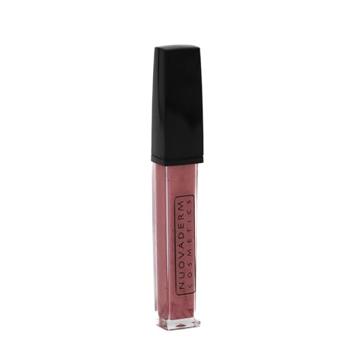 NUOVADERM Lip Collagen Peptide Booster, Lip plumper, Extreme Plumping Gloss with Ceramides- Shine, Volumize & Hydrate for the Perfect Pout-Made in USA