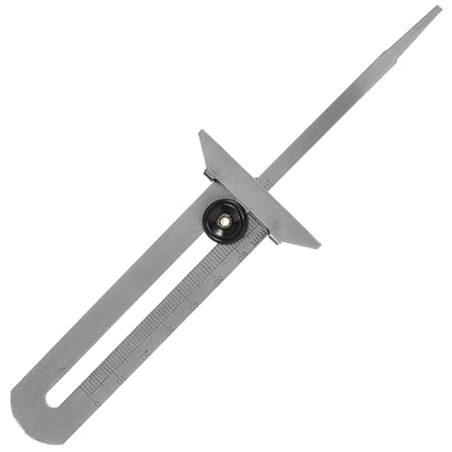 HIAKDOFT Misuratore di Profondità Battistrada per Pneumatici Auto in Acciaio Inox Strumento Portatile Compatto 0-60 MM Design Circolare per Misurazioni Precise e Sicurezza Stradale