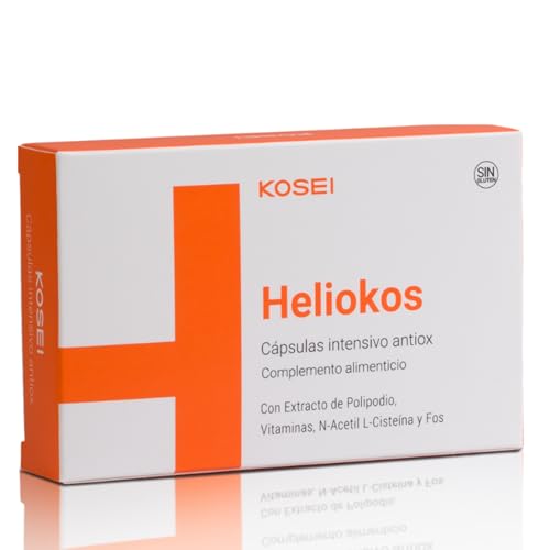 KOSEI | ANTIOX Cápsulas | Pastillas Solares para Protección Solar y Bronceado | Pastillas bronceadoras con Vitaminas C y E | Potencia el Bronceado y Previene de las Quemaduras