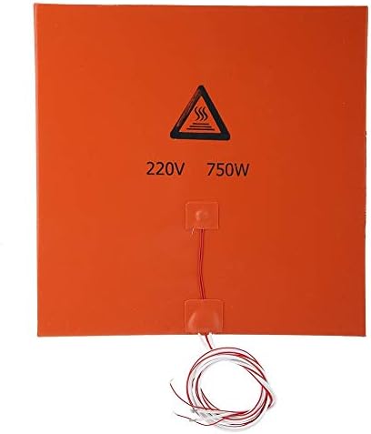 3D-Drucker Silikon Heizkissen 10x10cm - 24V 60W Heizplatte