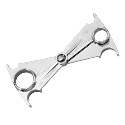 NYTKL Scissor Fuel Line Disconnect Tool, 3/4 5/8 1/2 and 3/8 Inch Filter Tool for Quick Disconnection, 4-in-1 Metal Fuel Line Disconnect Scissors for Heater A/C Line Service