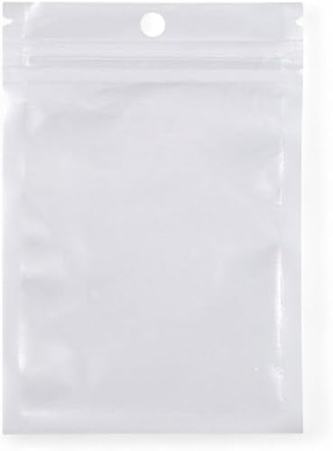 Pearlescent Film Ziplock Bags 14 X 17 Cm, 100 Pcs - Translucent Self-Sealing Plastic Bags Compatible with Crafts