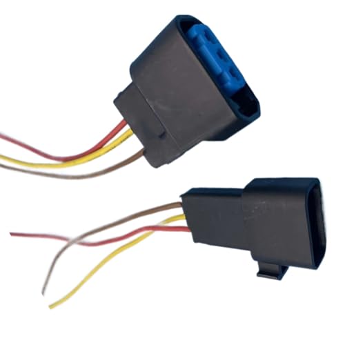 Conector de bobina de encendido de 3 pines macho y hembra impermeable 6189-0728 3