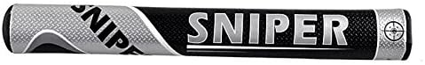 Sniper 1.3" Ultralight Black Golf Putter Grip Silver
