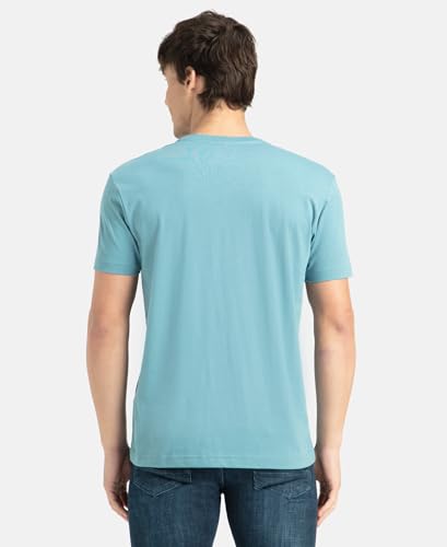 Image of Jockey 2726 Men Super Combed Cotton Rich Solid V Neck Half Sleeve T-Shirt