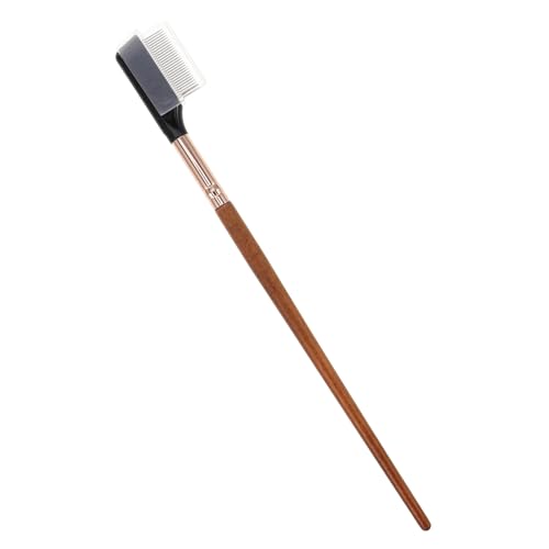 Didiseaon Brow Brush Eyelash Comb Set Metal Teeth Eyelash Brush Wooden Handle Eyebrow Grooming Tool for Makeup Beauty Supplies