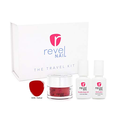 Revel Nail Dip Powder Nail Kit, Festival Travel Kit