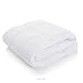 Linenspa Comforter Duvet Insert Cal King White Down Alternative All Season Microfiber-Cal King Size - Box Stitched