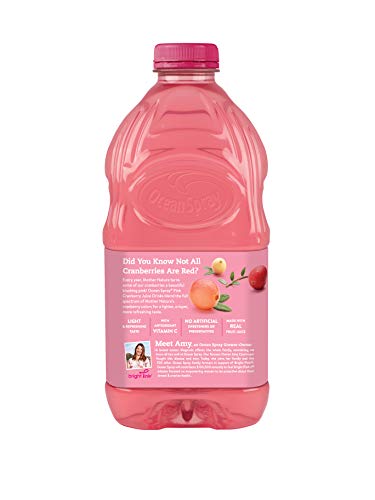 Image of Ocean Spray Pink Cranberry Juice Cocktail, 64 Fl Oz Bottle (Pack of 2)