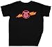 Les cochons dans Espace Noir Garçons Enfant Filles T-Shirt Taille XS Black Kid's Boys Girls T-Shirt Tee Unisex Size XS