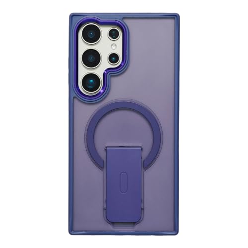 Coque Samsung S26 Ultra translucide givrée violette haute finition