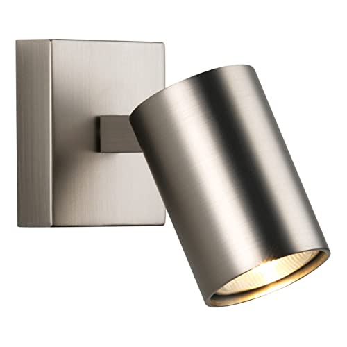 Astro Ascoli Single Dimmable Indoor Spotlight (Matt Nickel), GU10 Lamp, Designed in Britain - 1286015 - 3 Years Guarantee