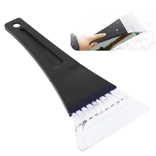 Glanzend Ice Scraper - 11cm Extra Wide Blade - Efficency and No Scratches Ice Snow Frost Removal for Car SUV Truck Windscreen and Windows