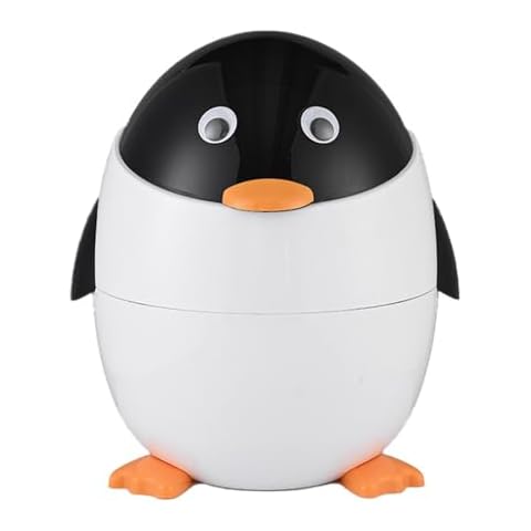 Garbage Can Basket For Kids Waste Basket | Bathroom Trash Bin | Trash Bin Desk Garbage Can Animal Shaped Trash Can Wastebasket For Car Home Bedroom Cover