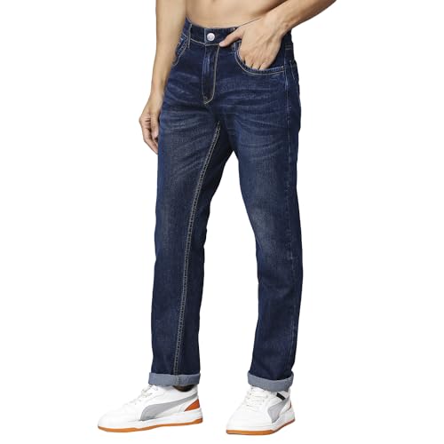 Image of Thomas Scott Men's Regular Fit Mid Rise Mid-Rise Stretchable Jeans