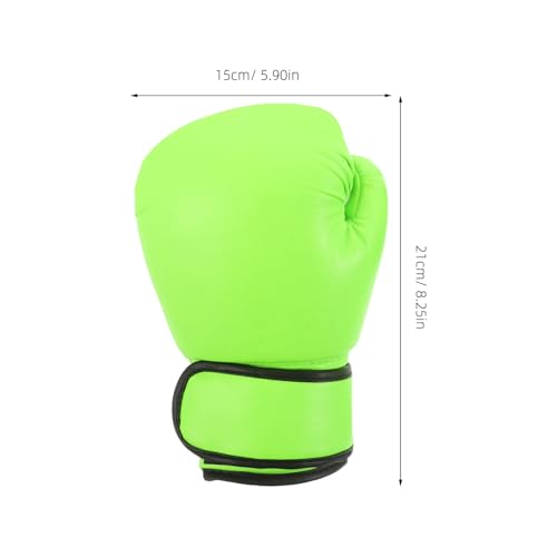 Moufles de kickboxing polyvalents avec rembourrage en mousse 8 Oz vert clair