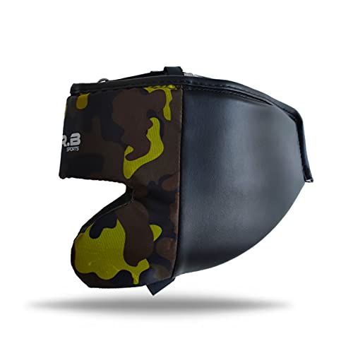 Image of Kids Boxing Kit with Filled Punching Bag, Gloves and Headgear, Age 7-13 Years (Yellow Army)