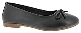 Doublure en cuir respirant Andrea Conti Femme 0023647 Ballerines fermées, Noir, 39 EU