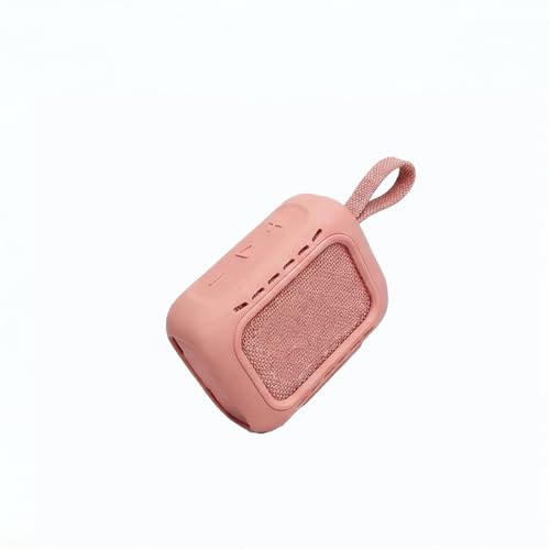 For JBL Go 5�p�\�t�g�V���R���P�[�X Bluetooth�X�s�[�J�[�ی�P�[�X ���^ �h�o �ϏՌ� �t���{�f�B�ی�J�o�[ 360°�V�[�����X�t�B�b�g �������ȒP ���􂢉\ �[�d�|�[�g�p�����J�b�g�A�E�g �����^�ѕ֗� �����[�d�\ (�s���N)